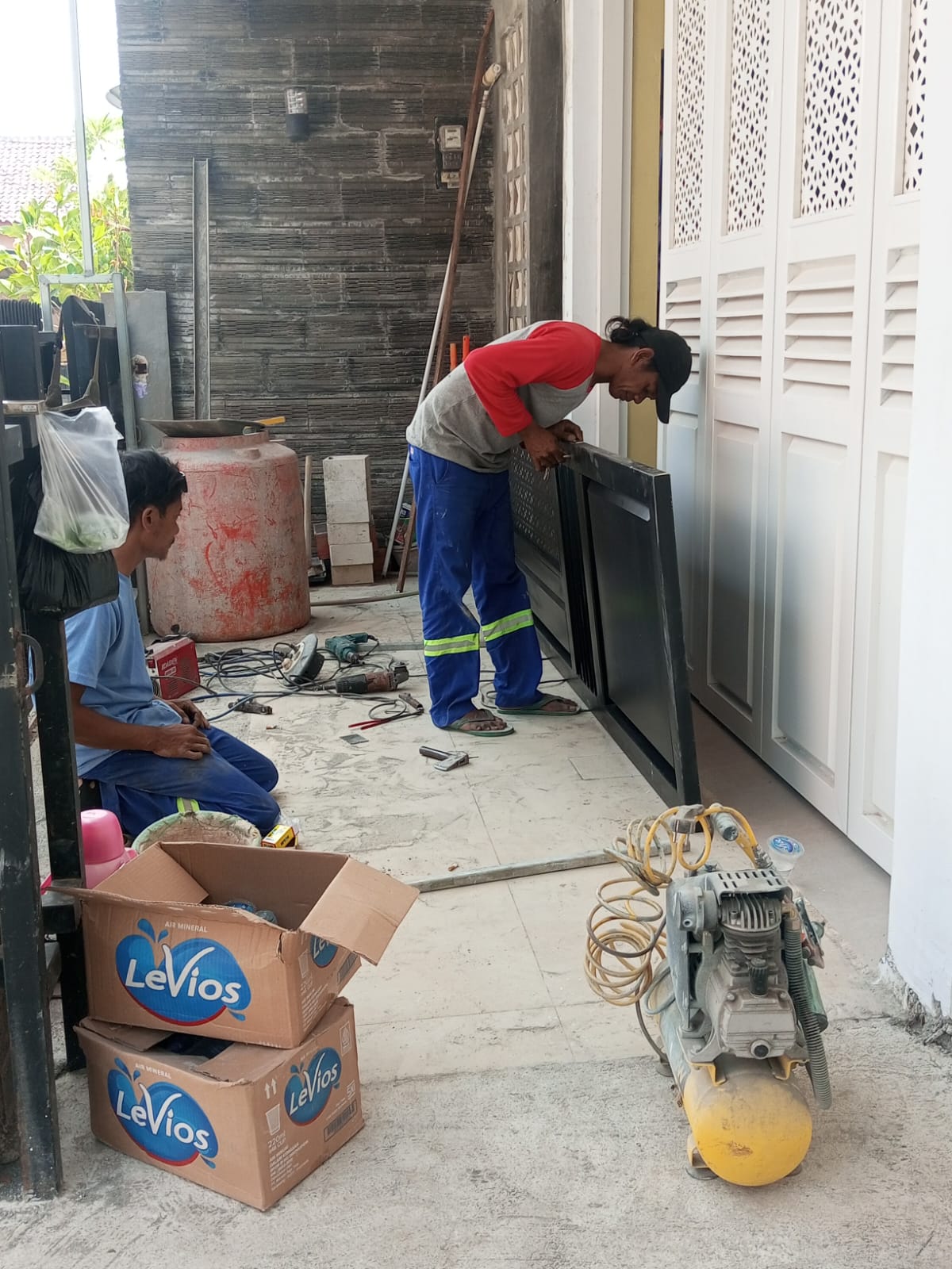 Installation of Sliding Door